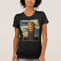 Tower Of Pisa ltaly t-shirts