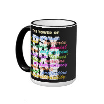 Tower of Psychobabble mugs
