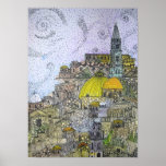 Towers And Domes Print