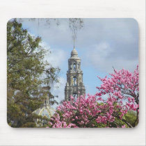 Towers Flowers Mouse Pads