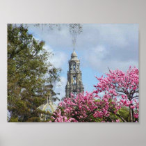 Towers Flowers Poster