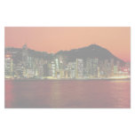 Towers of Central Hong Kong Island at dusk seen fr Stationery
