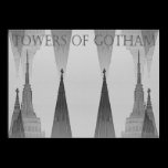 "Towers of Gotham" NYC 2006 posters