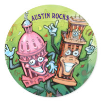 Towers Round Sticker