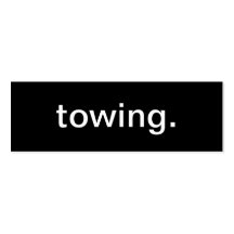 Towing Business Card