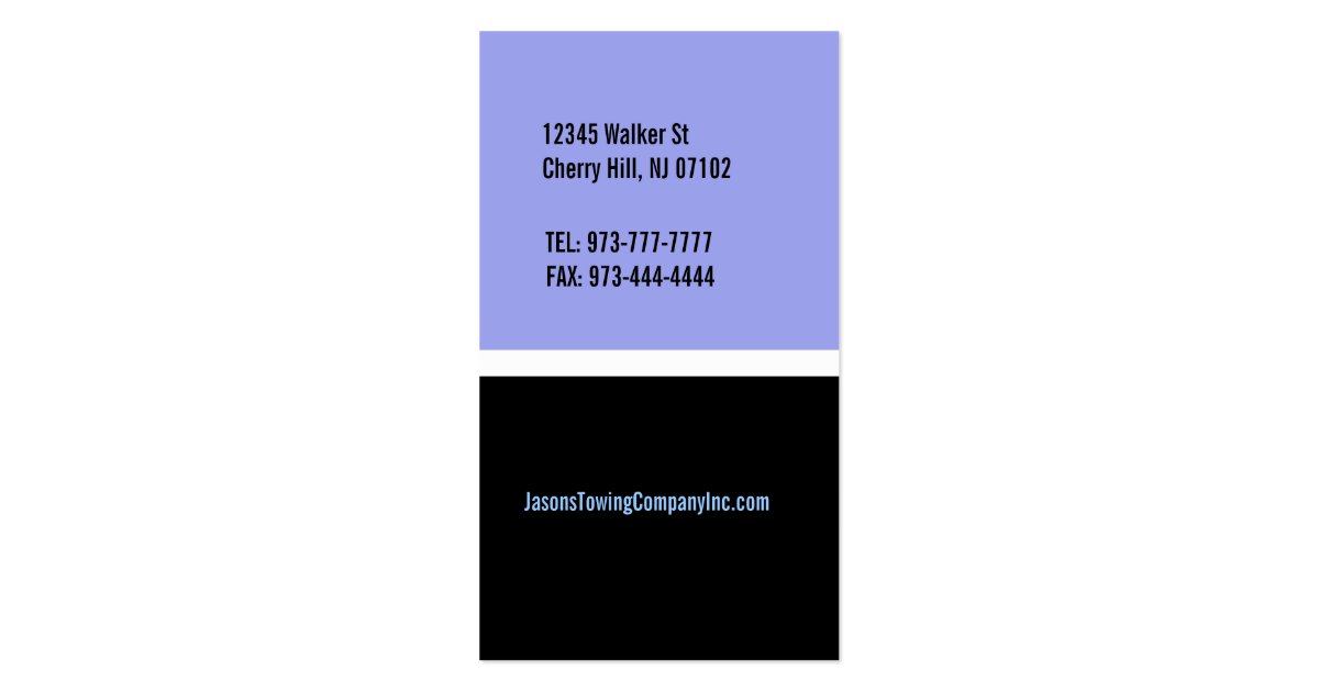 Towing Business Cards Templates Printable Word Searches Towing Business Cards Templates Printable Word Searches