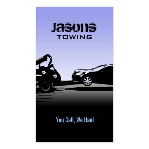 Towing Business Cards
