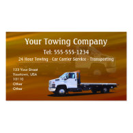 Towing CUSTOMIZABLE Business Card