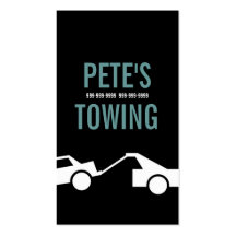 Towing Tow Truck Car Service Business Card