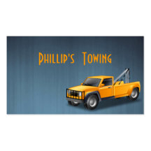 Towing Truck Business Card