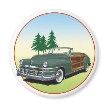 Town and Country Refrigerator Magnet