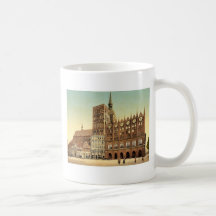 Town hall and St. Nicholas Church, Stralsund, Pomm Mugs