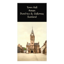 Town Hall, Annan, Dumfries and Galloway, Scotland Custom Photo Card