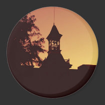 Town Hall Silhouette magnets
