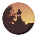 Town Hall Silhouette magnets
