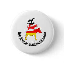 Town Musicians of Bremen Button