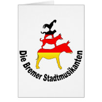 Town Musicians of Bremen cards by dopaoo Town Musicians of Bremen cards