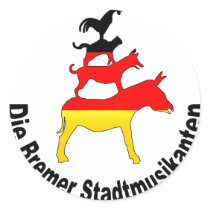 Town Musicians of Bremen Stickers