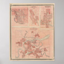 Town of Elkhart, Elkhart Co with Goshen Poster