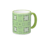 Town Squares Patterned Mug