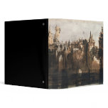 Town with a Broken Bridge 3 Ring Binders