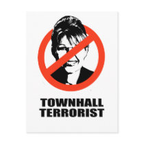 Townhall Terrorist Post Card