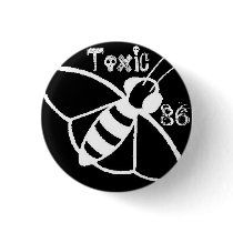 TOXIC 86- Moth button