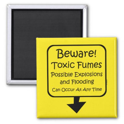 Caution Toxic Fumes