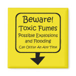 Toxic Fumes Baby magnets
