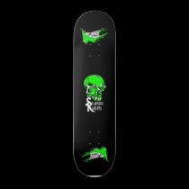 toxic green Splintered Reality board skateboards