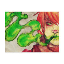 Toxic Smoke Postcard by SugarHighTyrant Toxic Smoke Postcard