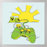 toxic video game pad controller posters
