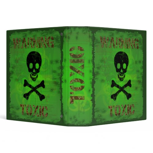 Toxic Warning Avery Binder binder