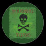 Toxic Warning Sticker