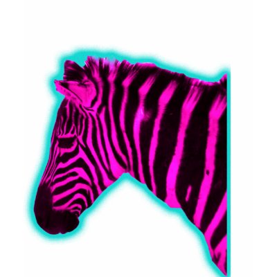 Toxic Zebra Tee by mmlopez