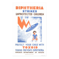 Toxoid Prevents Diptheria 1941 WPA posters by lc_wpa Toxoid Prevents Diptheria 1941 WPA posters