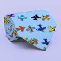 Toy Airplane Tie ties