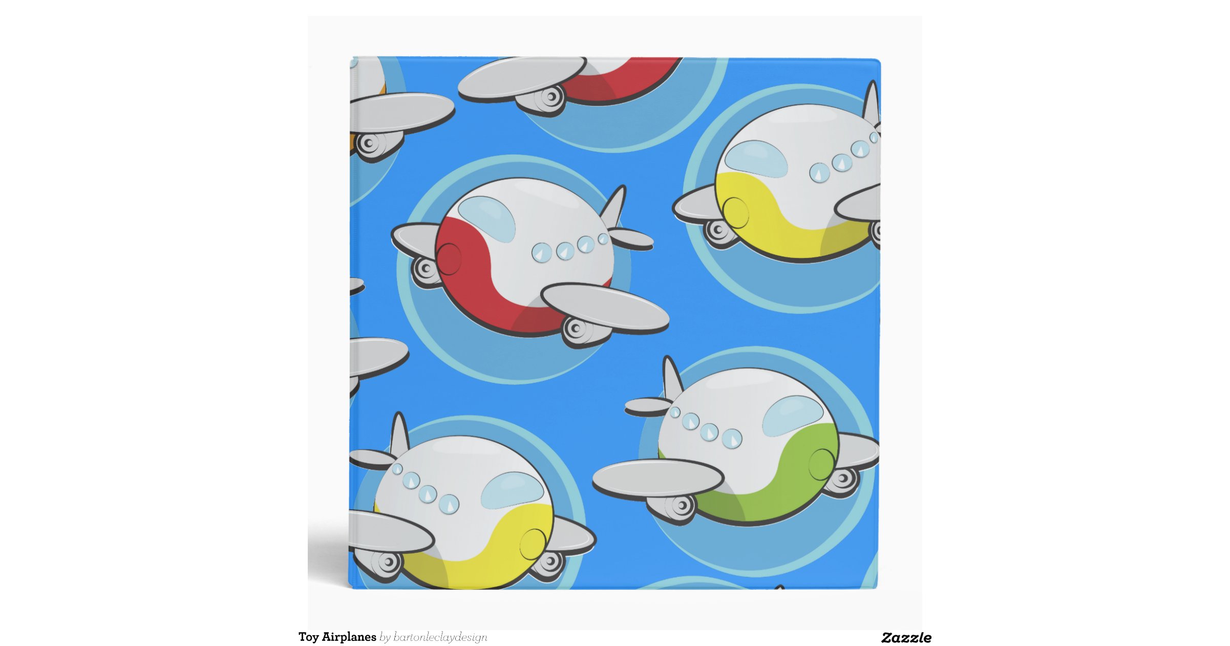 Toy Airplanes 3 Ring Binders Zazzle