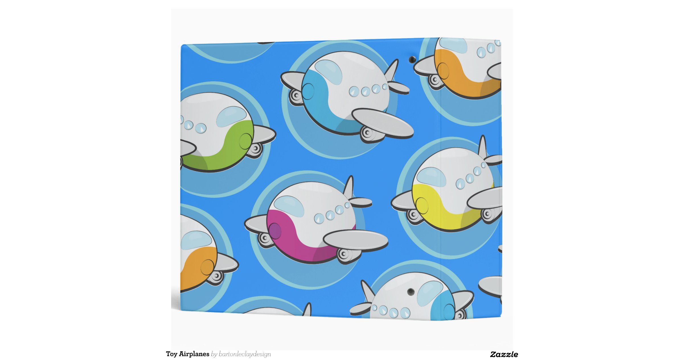 Toy Airplanes 3 Ring Binders Zazzle