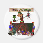 Toy Auction Elf Design Christmas Holiday Magnets
