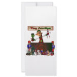 Toy Auction Elf Design Christmas Holiday Rack Cards