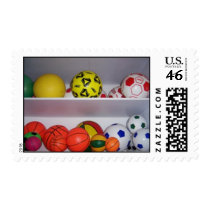 Toy_Basketball_and_Football postage by kingloushome Toy_Basketball_and_Football postage