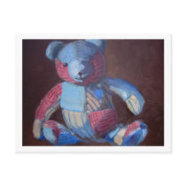 Toy bear postcards