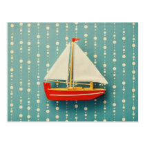 Toy Boat Postcard postcards