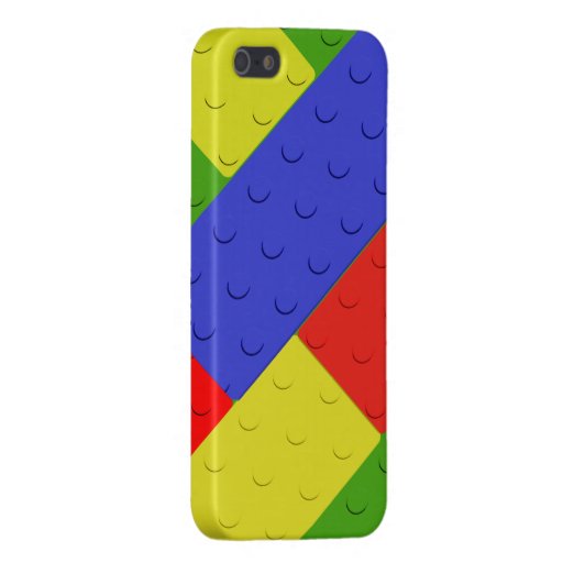 Toy Building Blocks Primary Colors iPhone 5 Case