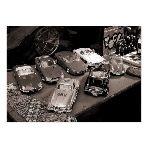 Toy Cars, Mini Photo Business Card (front side)