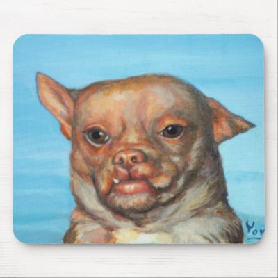 toy chihuahua mousepad by