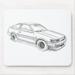 Toy Corolla Trueno Levin AE86 mousepads