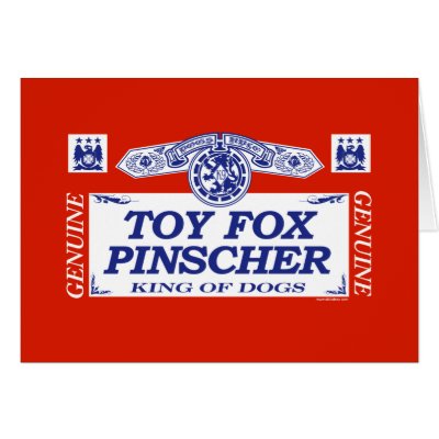 Toy Fox Pinscher Cards by dogbreedz