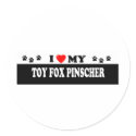 TOY FOX PINSCHER stickers by GenuineDogOwner TOY FOX PINSCHER stickers